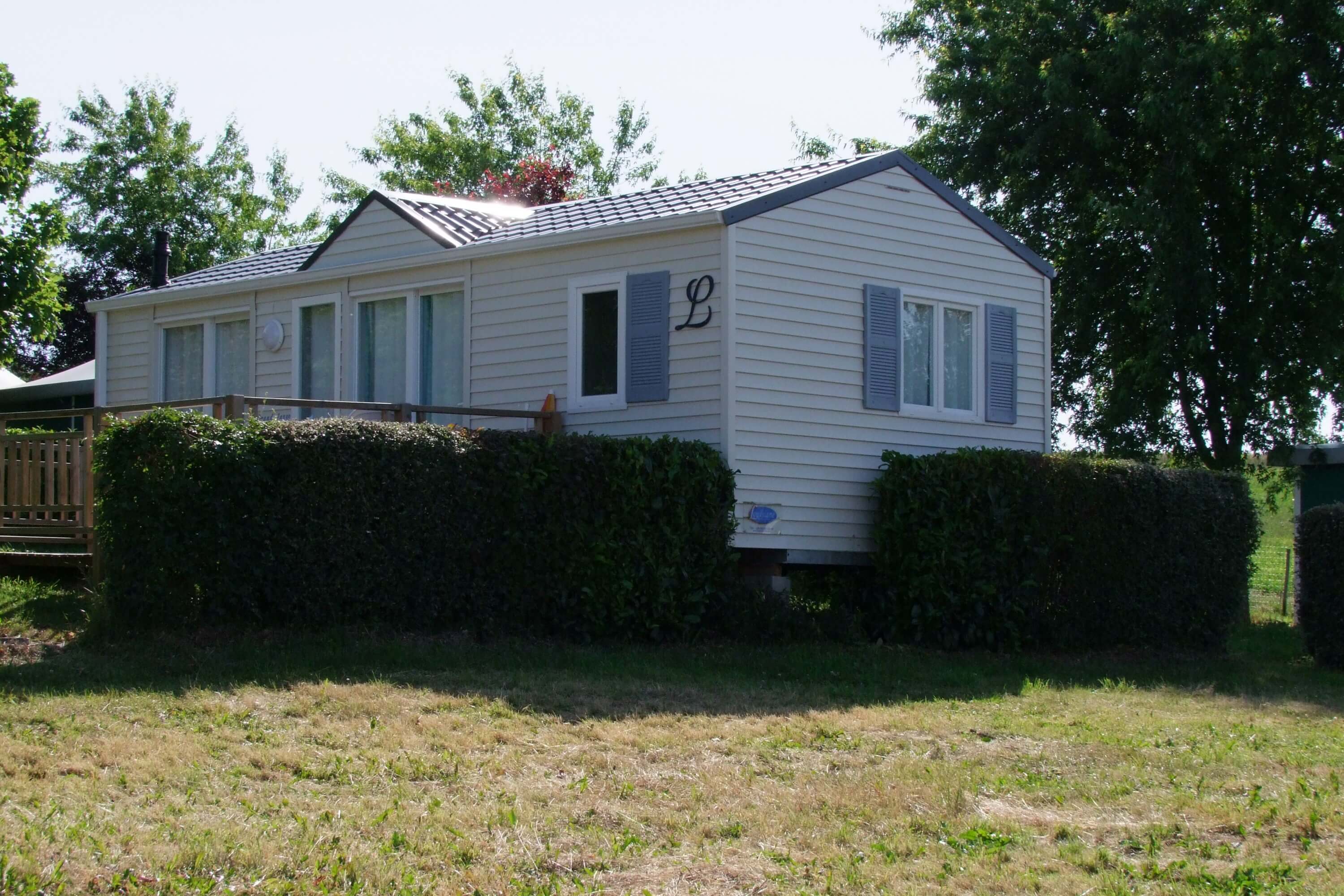 Location mobil-home Évasion avec vue sur le Lac